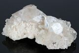 Colorless Apophyllite Crystal Cluster on Stilbite - India #183975-2